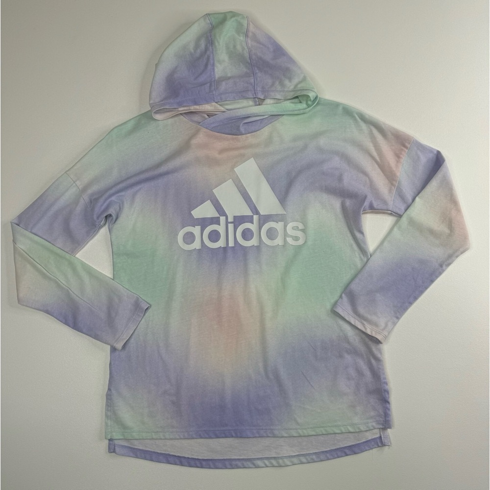 Adidas Girls Gradient Dye Lightweight Hoodie Youth Girls 14